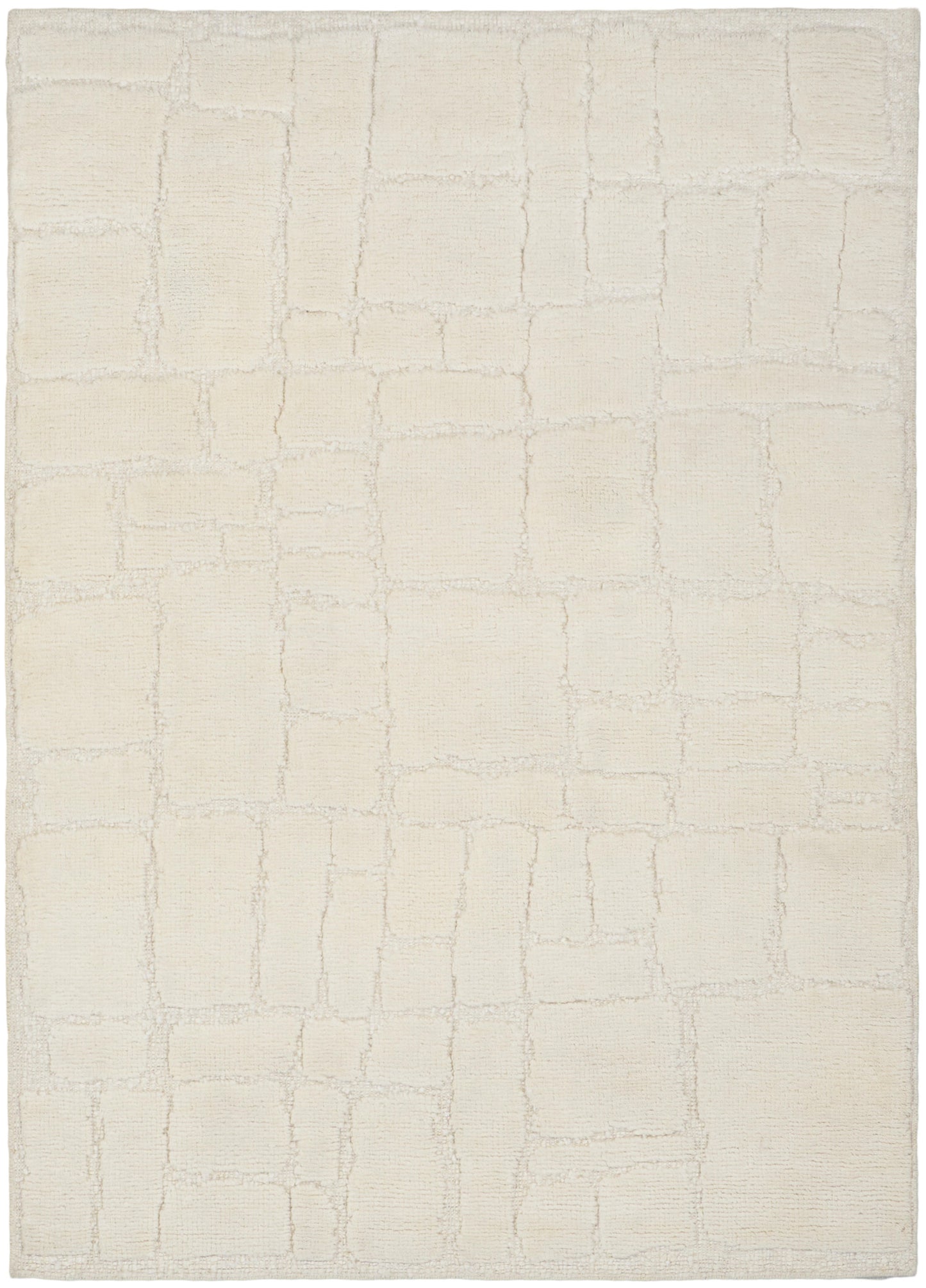Nourison Blanco 5'3" x 7'5" Ivory Modern Indoor Rug