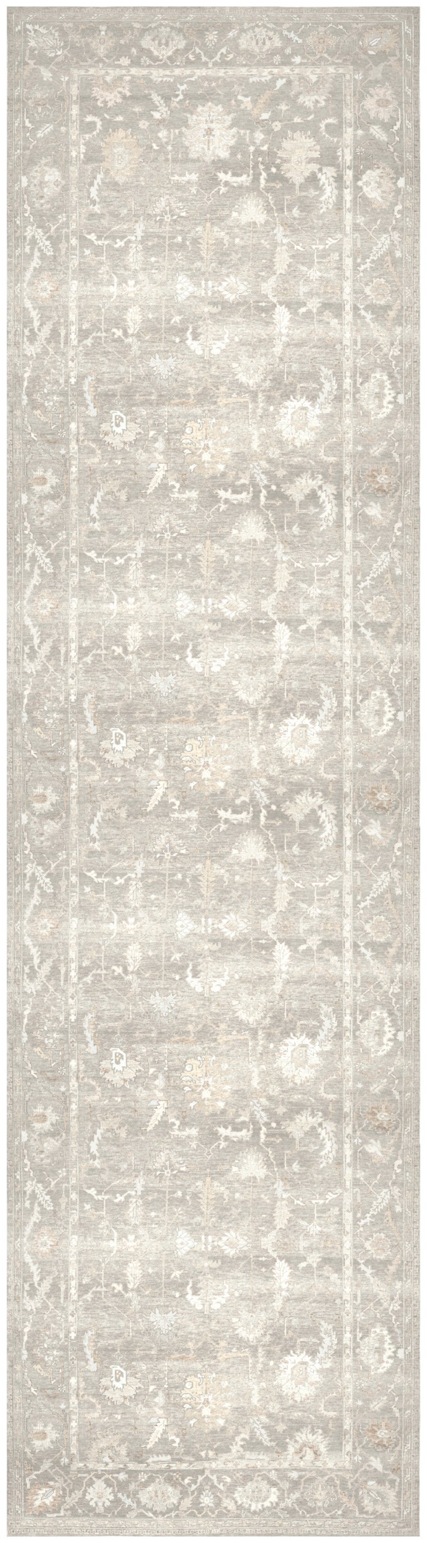 Nourison Vintage Washables 2'2" x 8' Grey Vintage Indoor Rug