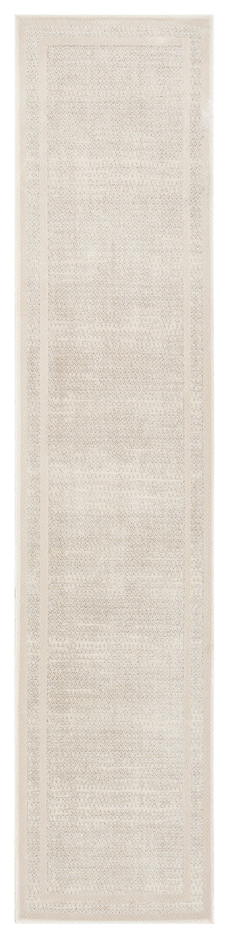DKNY Grand Street 2'2" x 10' Ivory Taupe Modern Indoor Rug