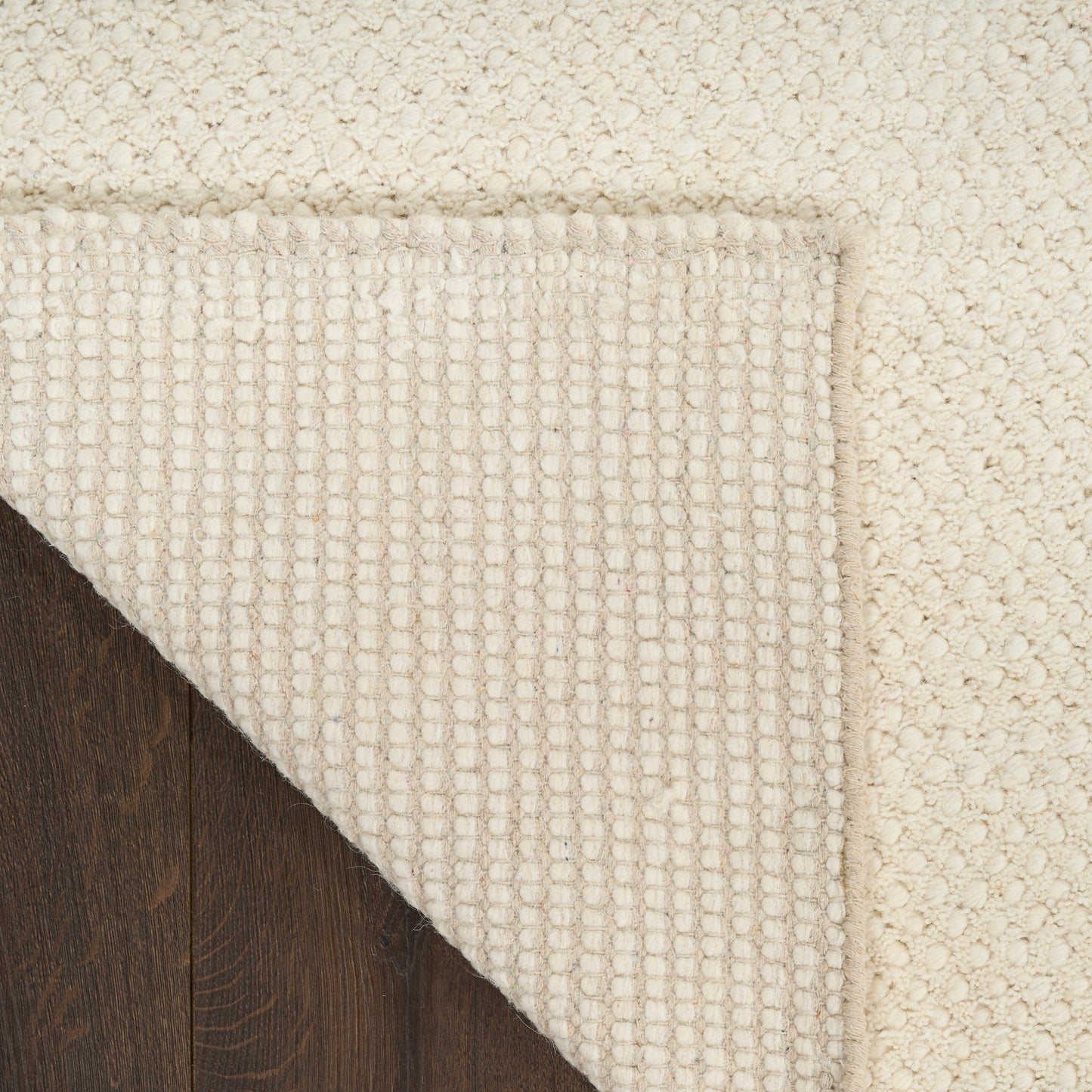 DKNY Pure Rows 8'6" x 11'6" Ivory Farmhouse Indoor Rug