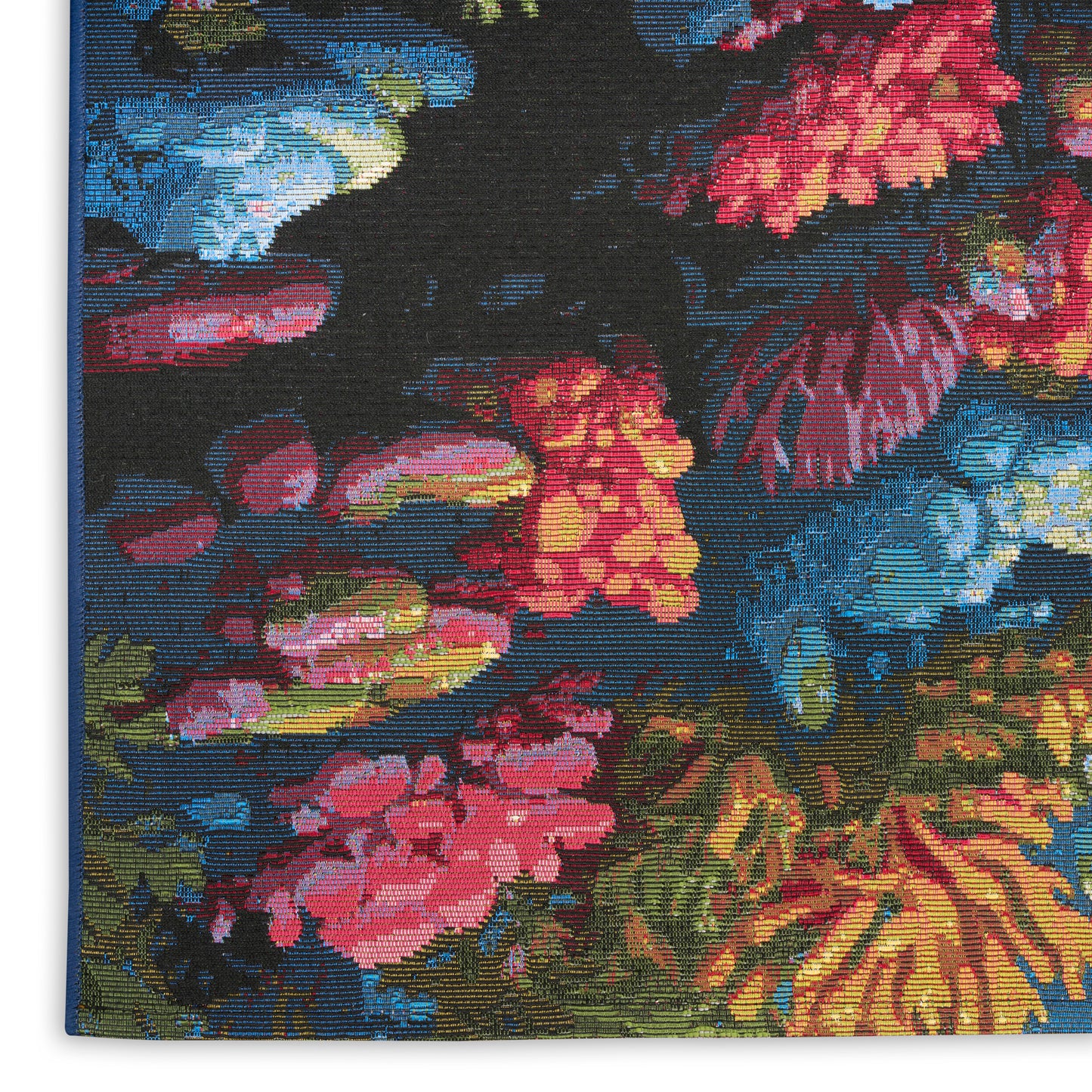 Nourison Color Splash 5'3" x 7'3" Multicolor Coastal, Nautical & Beach Rug