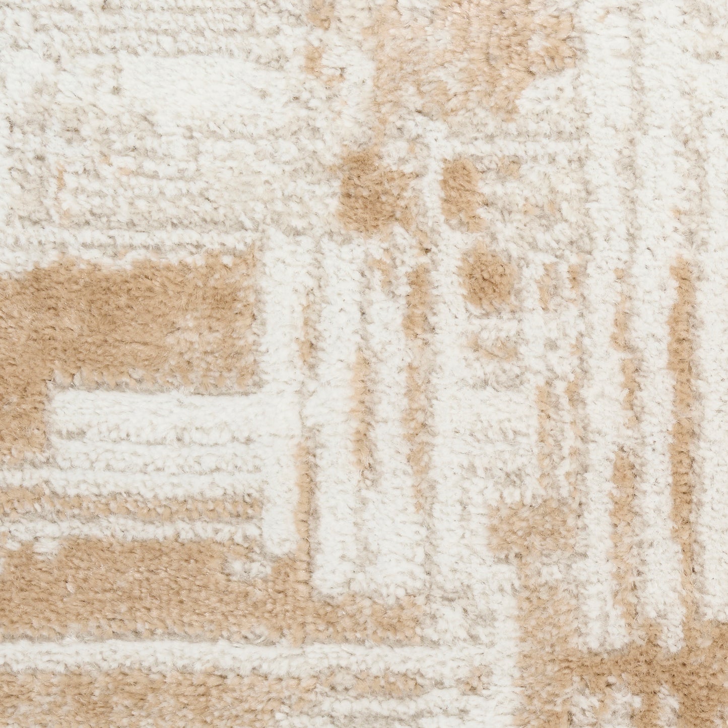 Nourison Dekor 7'10" x 9'10" Ivory Taupe Modern Indoor Rug