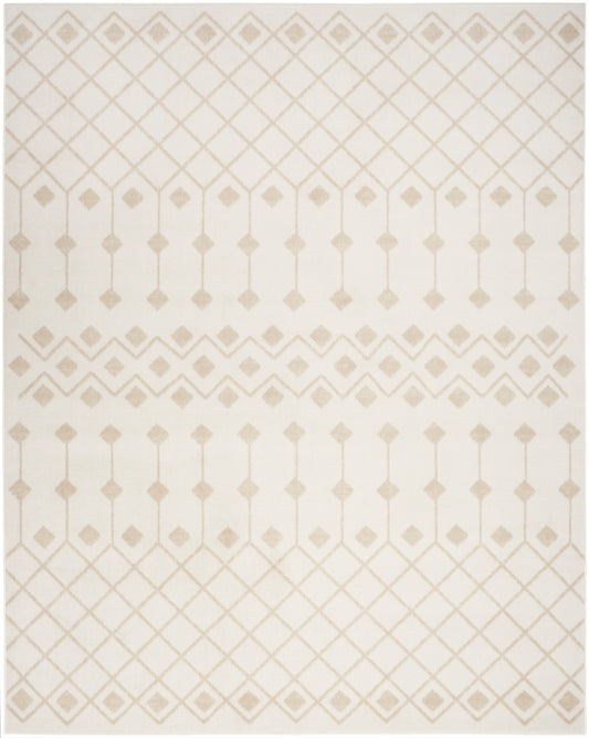 Nourison Grafix 3'9" x 5'9" Ivory Beige Bohemian Indoor Rug