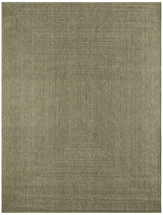 Nourison Tulum 10' x 14' Olive Outdoor Rug