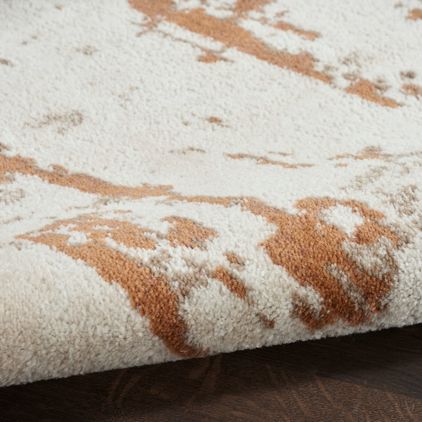 Nourison Quarry 6' x 9' Ivory Rust Modern Indoor Rug
