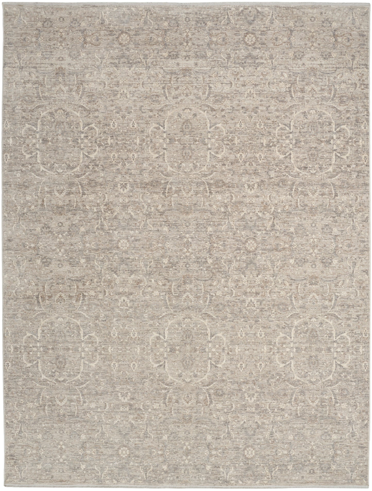 Nourison Shadows 6' x 9' Grey Vintage Indoor Rug