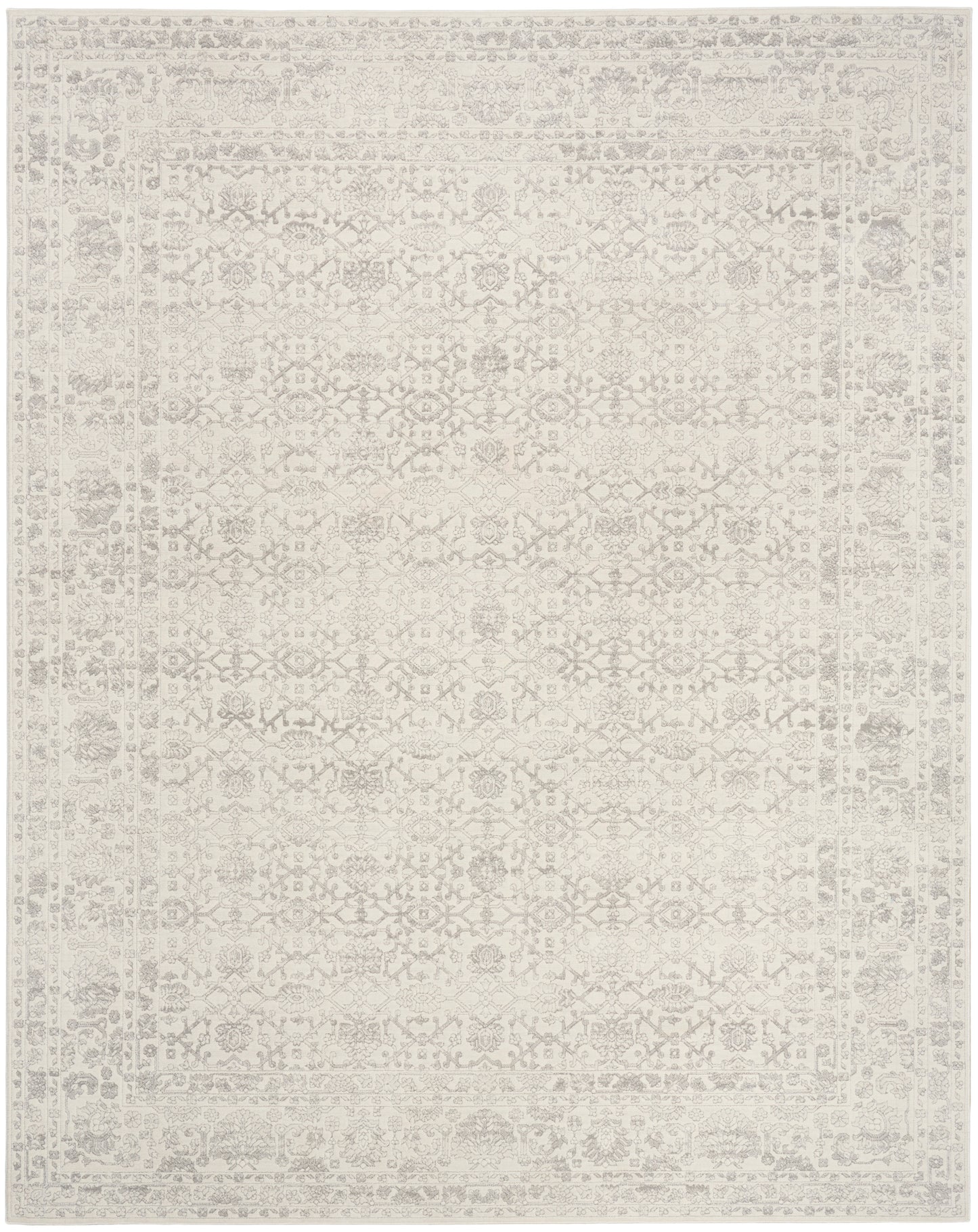Nourison Grace 7'10" x 9'10" Grey Vintage Indoor Rug