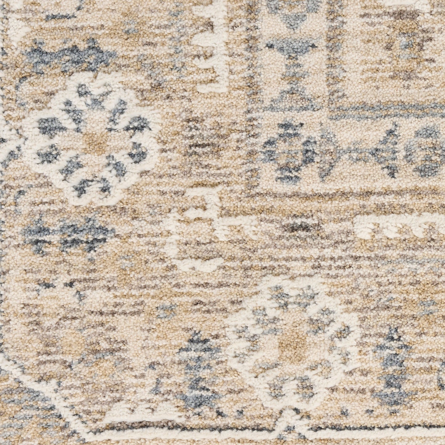 Nourison Retreat 9'6" x 13'2" Ivory Blue Vintage Indoor Rug