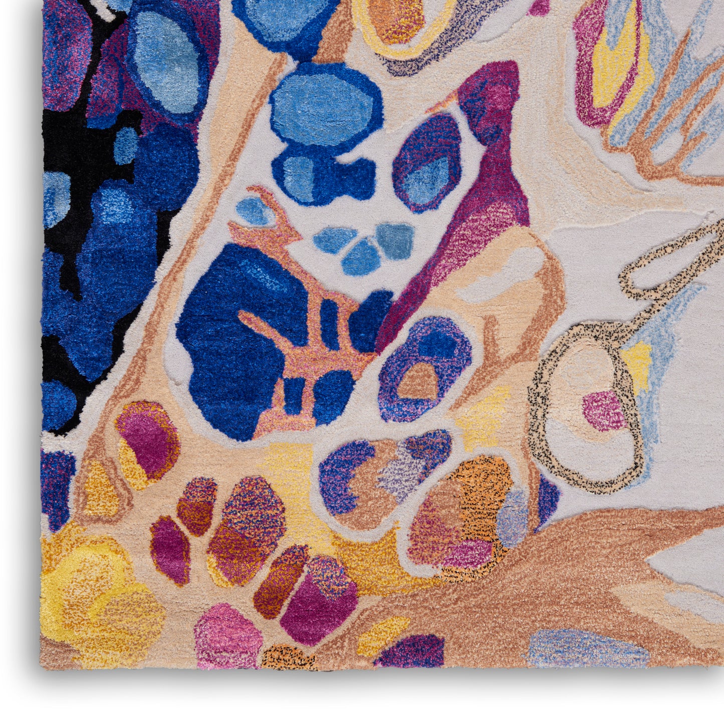 Nourison Prismatic 12' x 15' Grey Lilac Multicolor Modern Indoor Rug