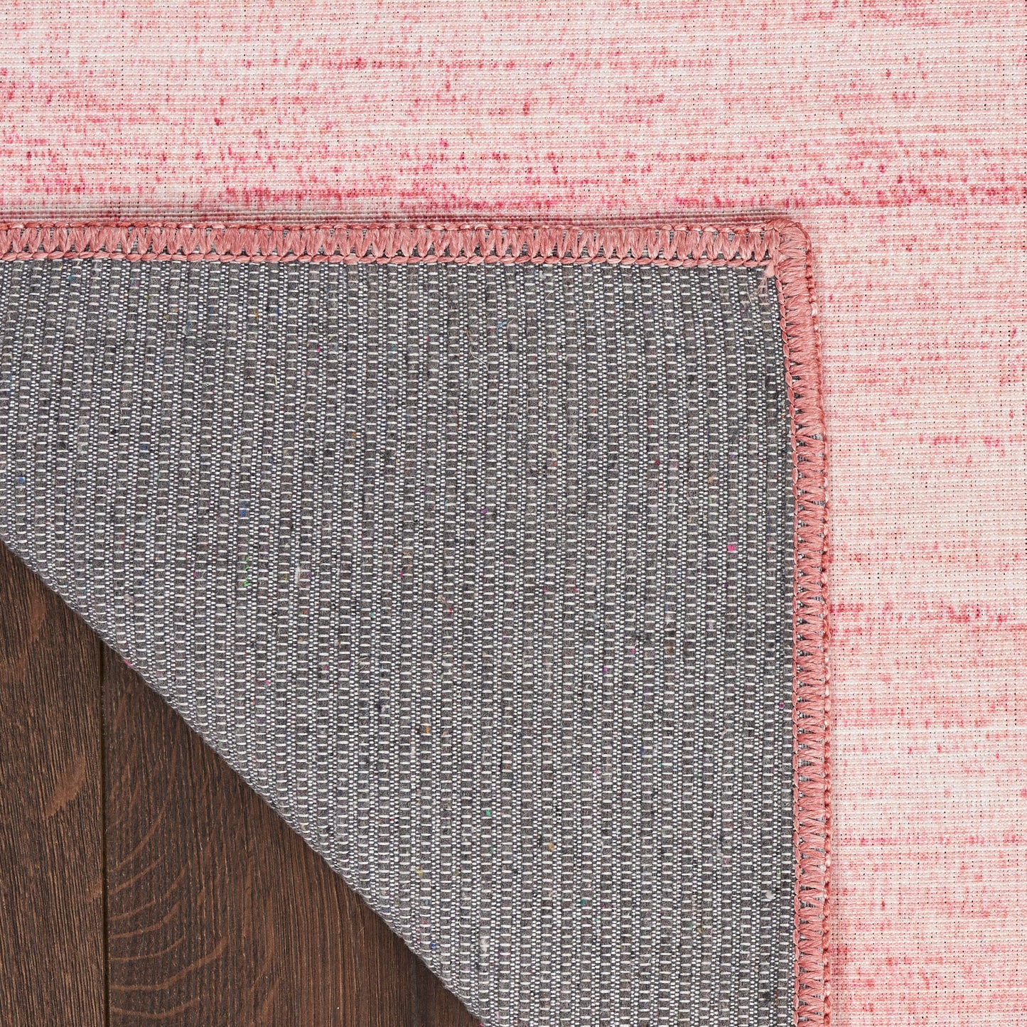 Nourison Washable Essentials 9'2" x 12' Pink Modern Indoor Rug