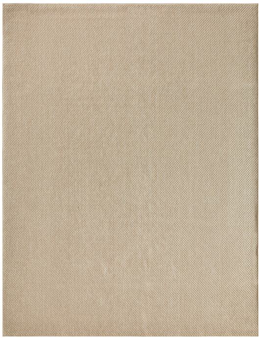 Nourison Tulum 9' x 12' Taupe Outdoor Rug