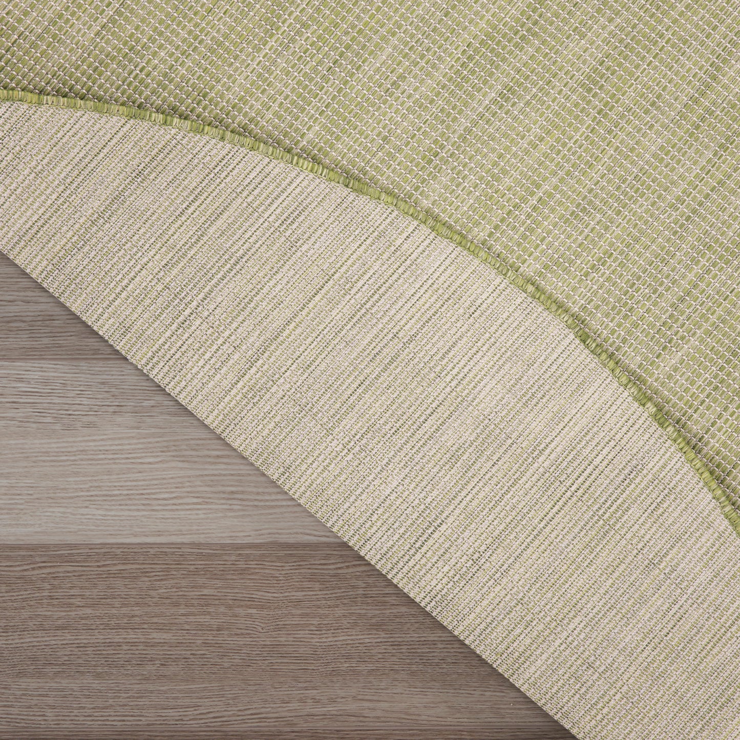 Nourison Positano 6' x Round Green Modern Rug