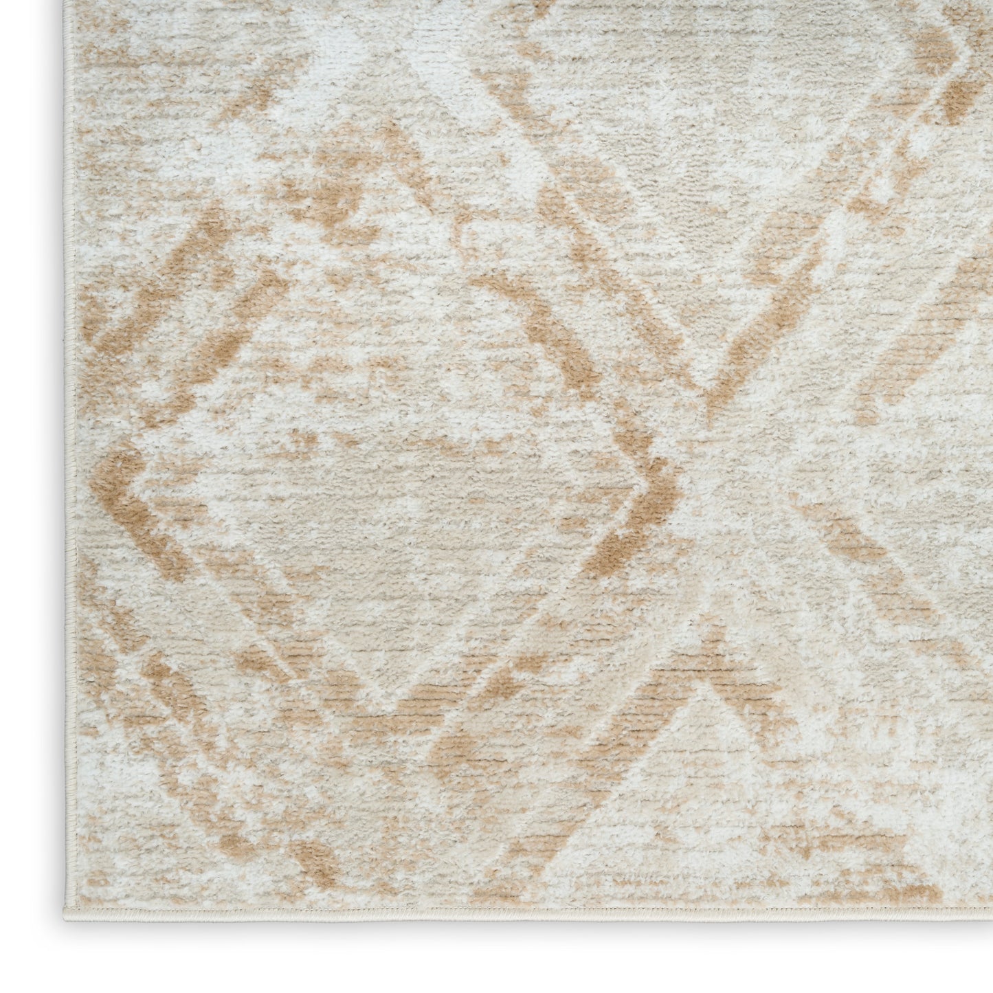 Nourison Dekor 4' x 6' Ivory Beige Modern Indoor Rug