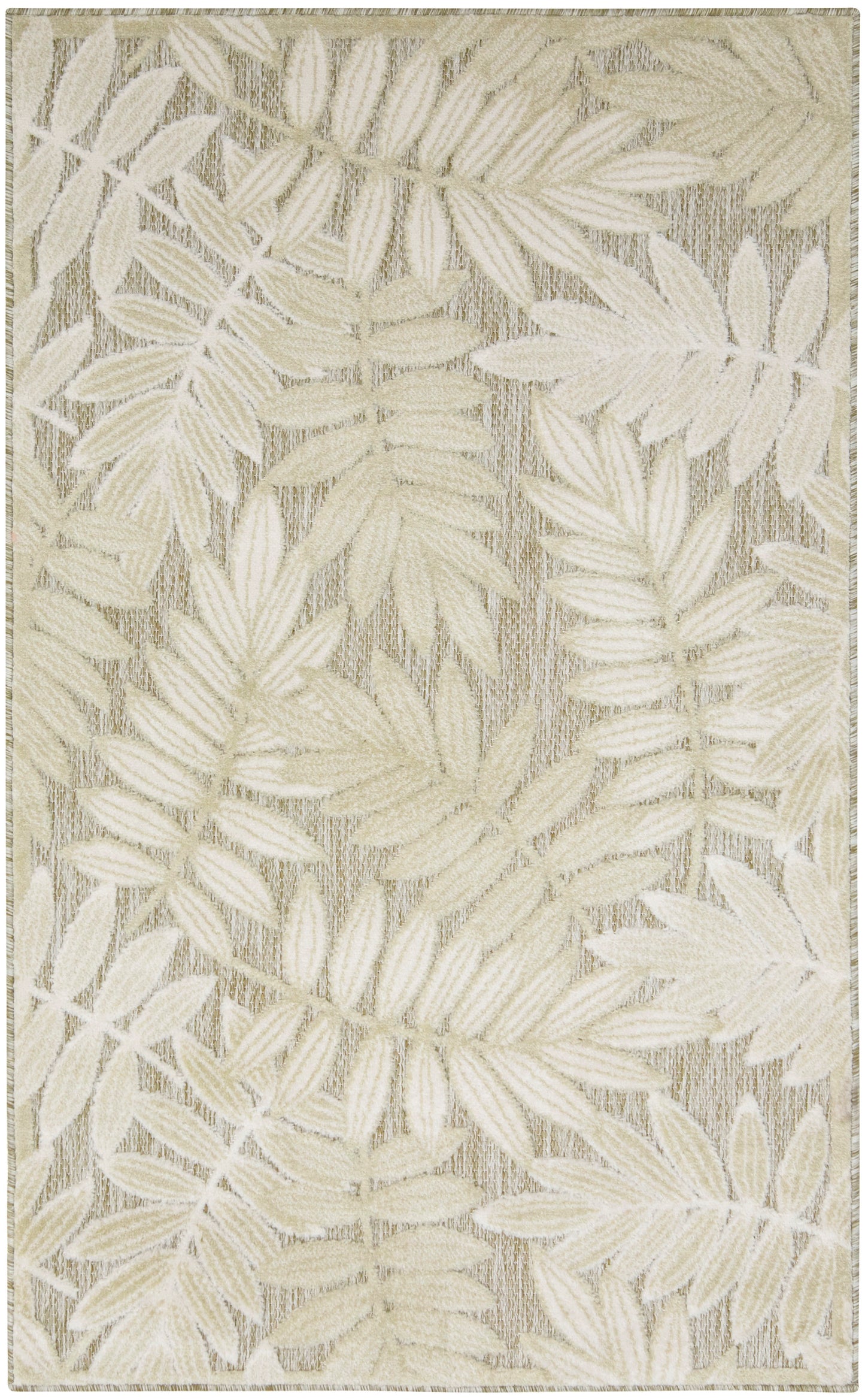 Nourison Aloha 2'8" x 4' Ivory Sage Modern Rug