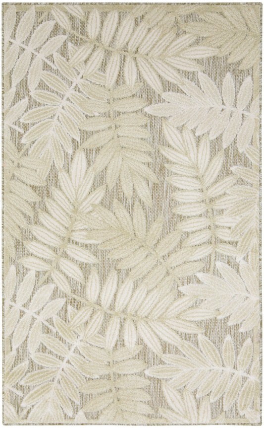 Nourison Aloha 2'8" x 4' Ivory Sage Modern Rug
