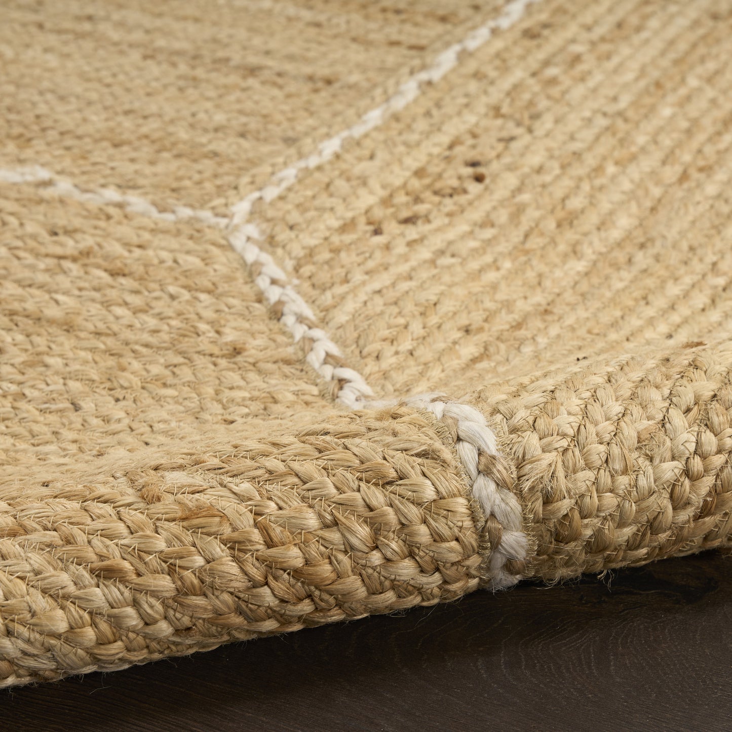 Nourison Terrazzo Jute 2' x 3' Natural Farmhouse Indoor Rug