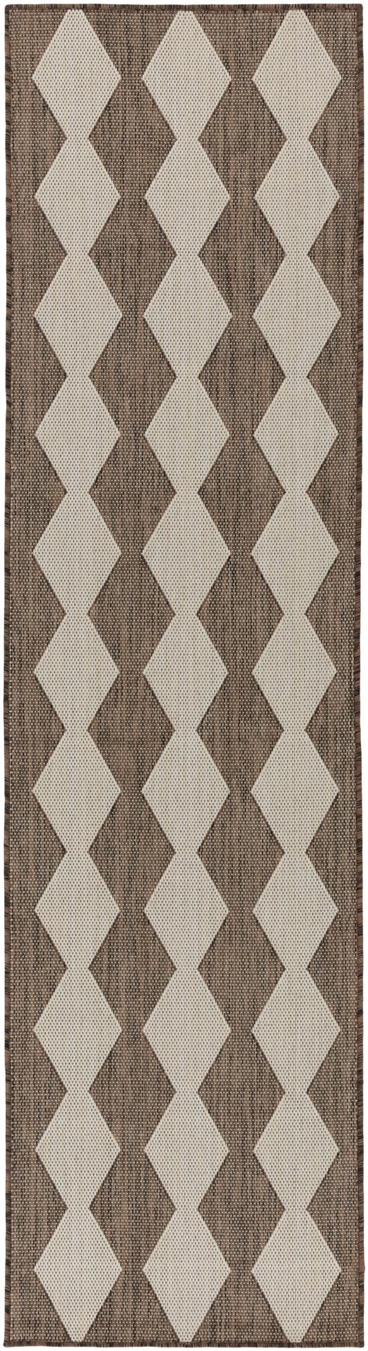 Nourison Positano 2'2" x 10' Natural Modern Rug