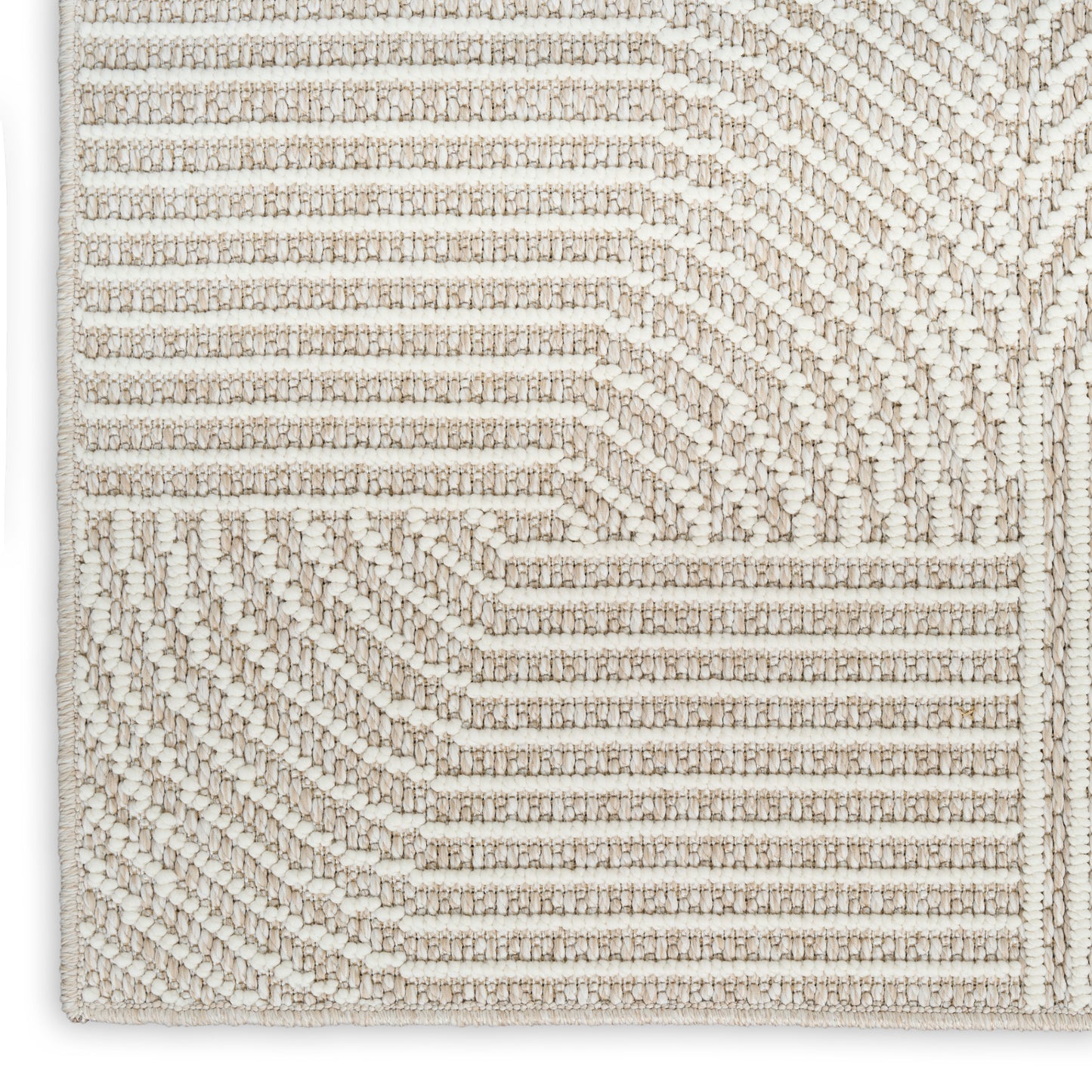 Nourison Natural Texture 7'10" x 9'10" Beige Ivory Modern Indoor Rug