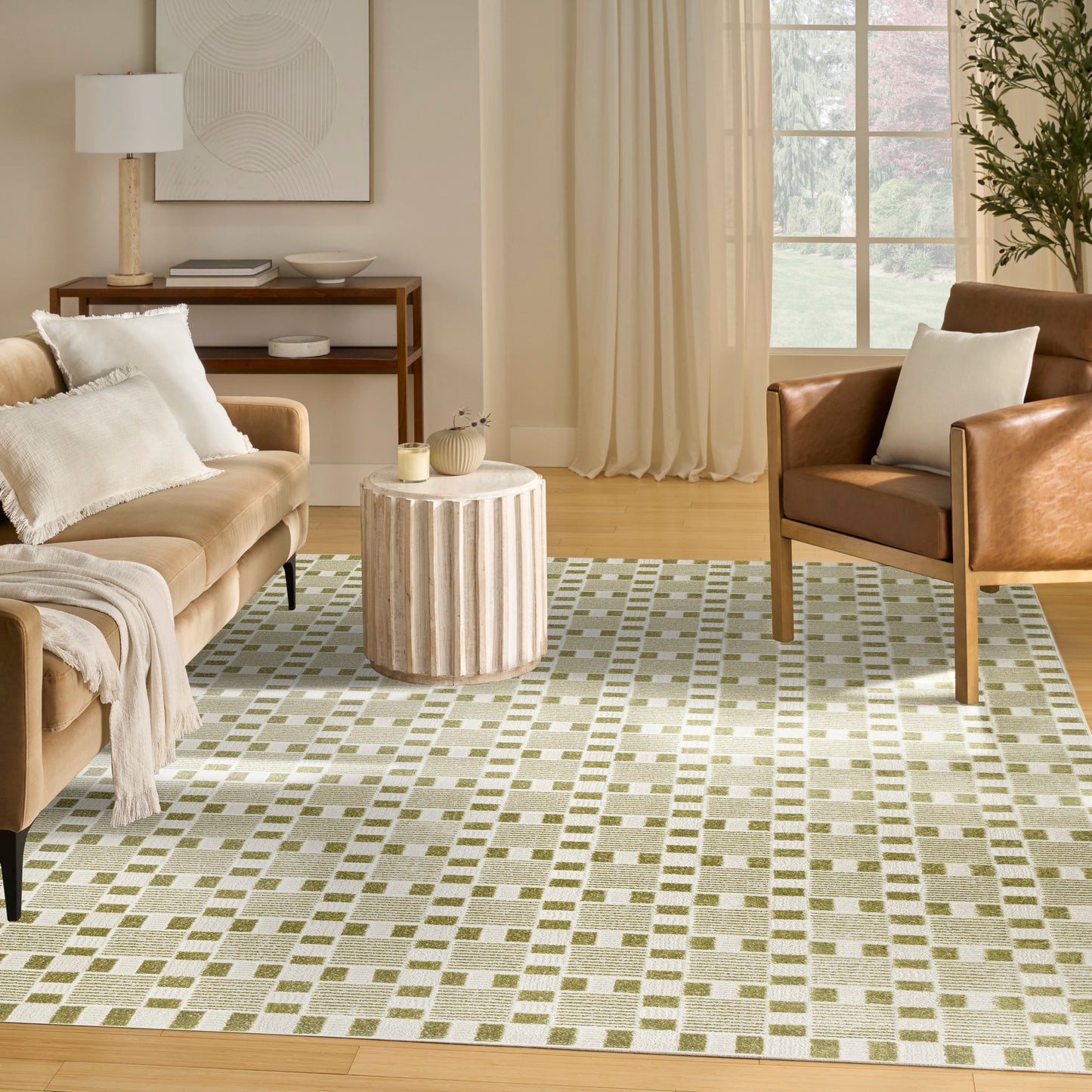 Nourison Nordic 8' x 10' Green Modern Indoor Rug