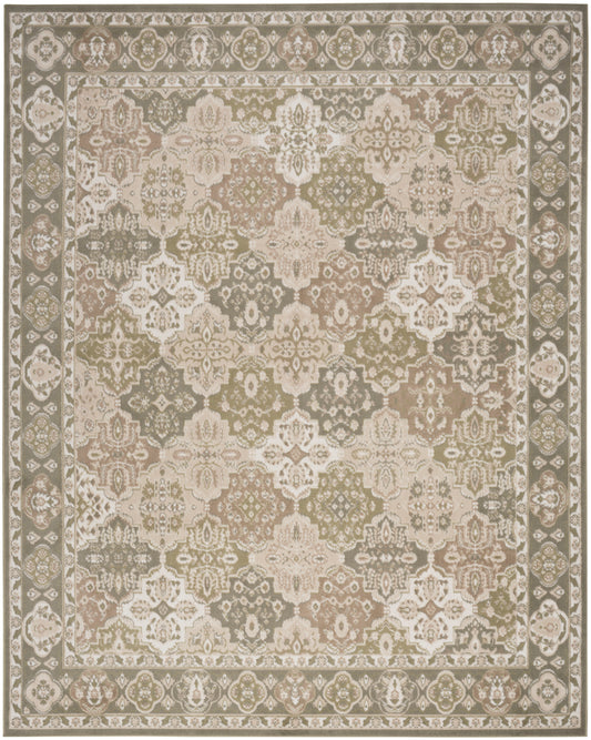 Nourison Grafix 7' x 10' Green Vintage Indoor Rug