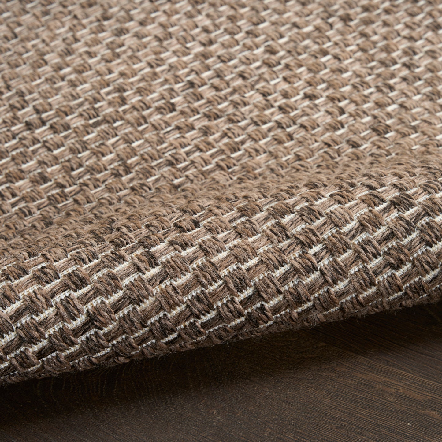 Nourison Tulum 3' x 5' Brown Outdoor Rug