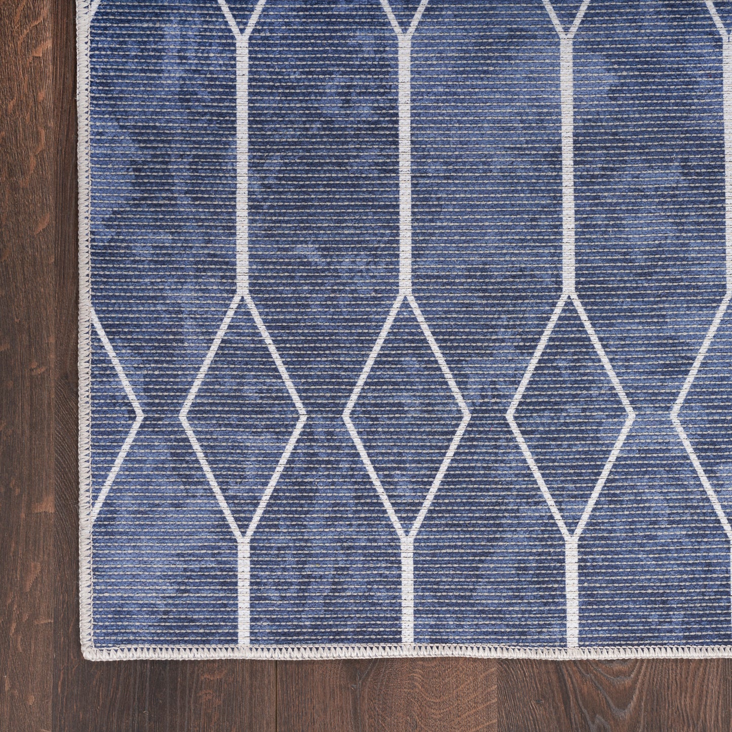 Nourison New Concept Washables 2' x 3'9" Navy Modern Indoor Rug