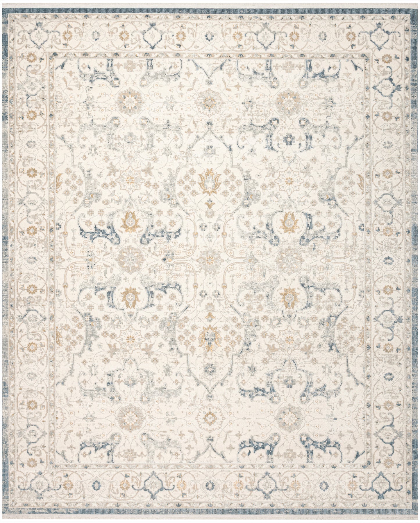 Nourison Pardis 7'10" x 9'10" Light Blue Vintage Indoor Rug