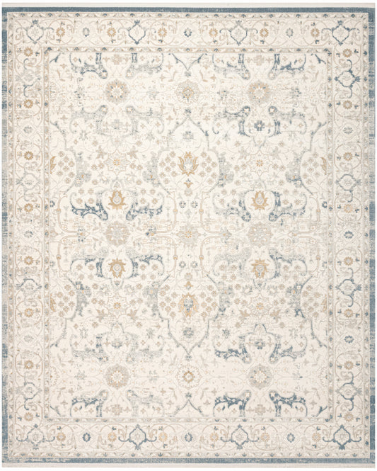 Nourison Pardis 7'10" x 9'10" Light Blue Vintage Indoor Rug