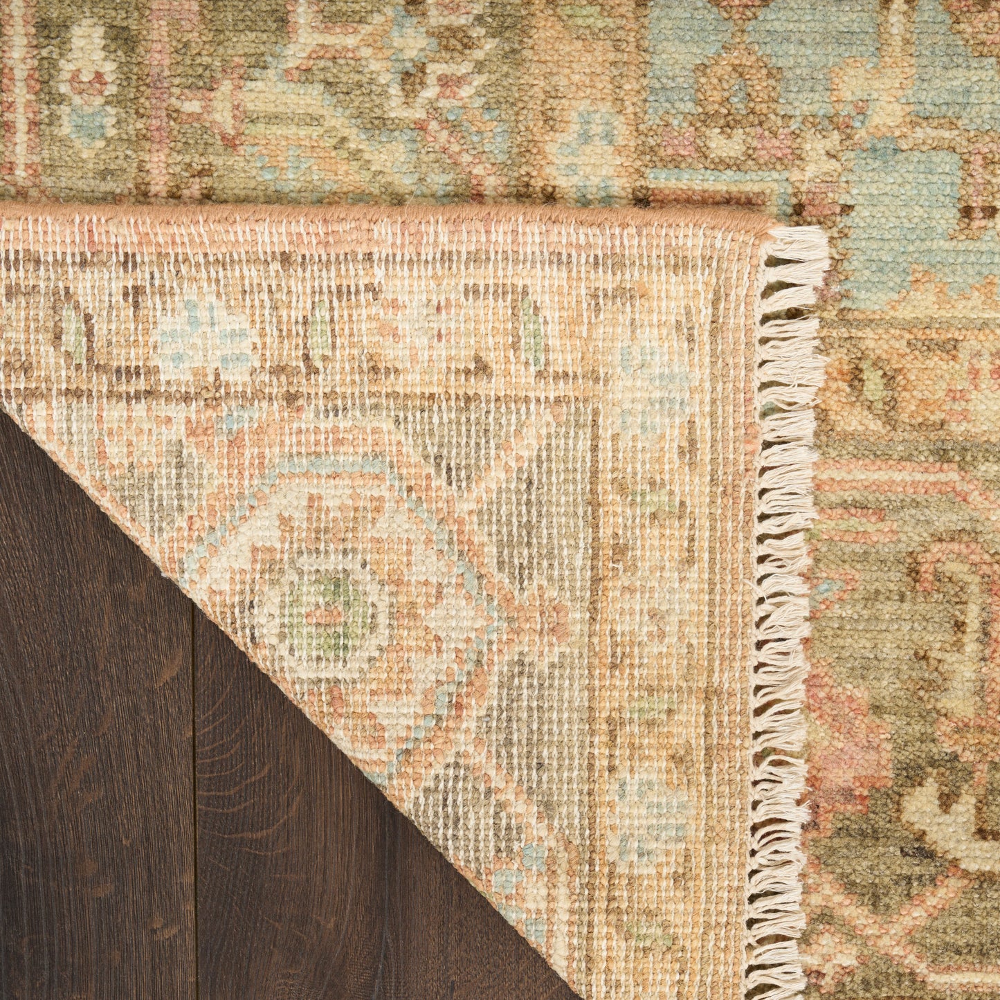 Nourison Heritage Vine 9' x 12' Rust Vintage Indoor Rug