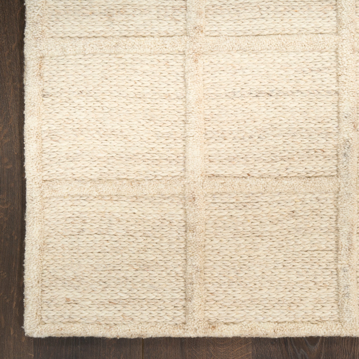 DKNY Pure Framework 9'6" x 13'6" Sand Modern Indoor Rug