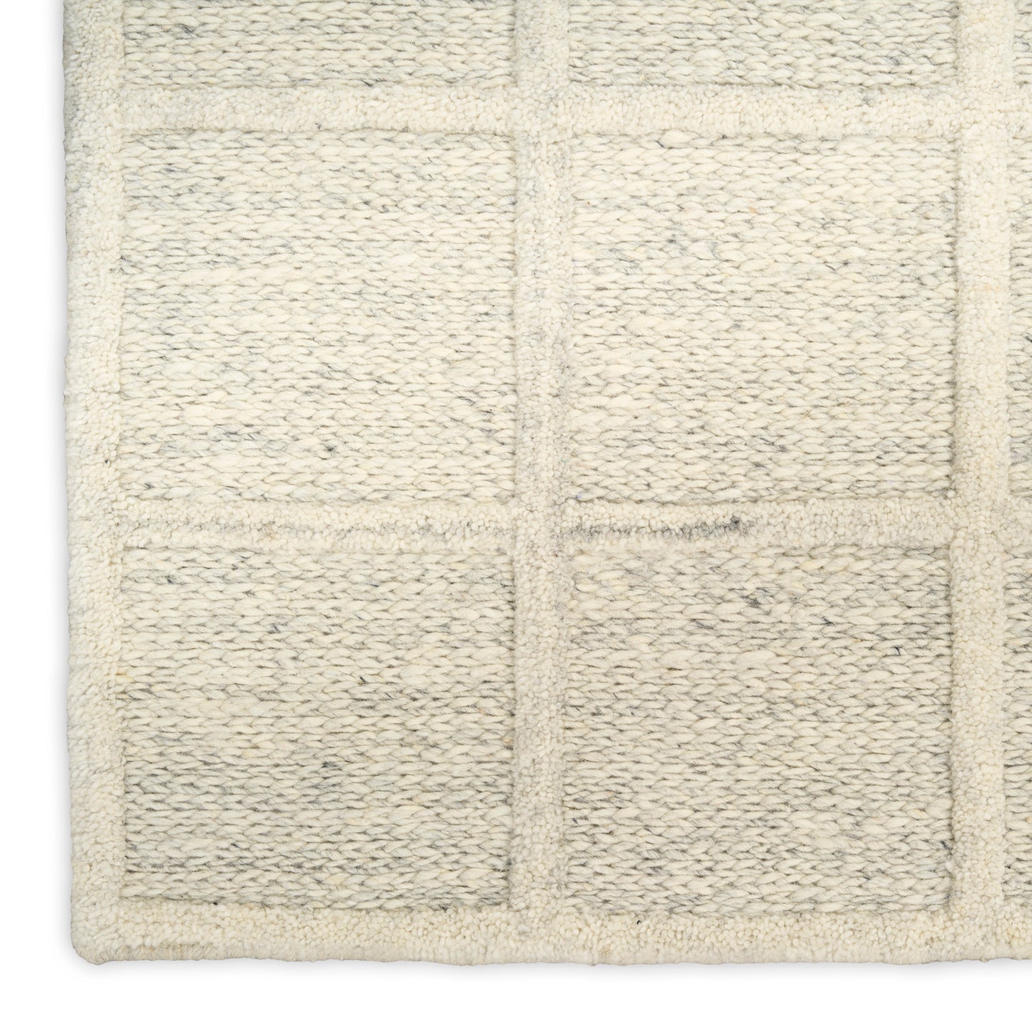 DKNY Pure Framework 5' x 7'6" Ivory Modern Indoor Rug