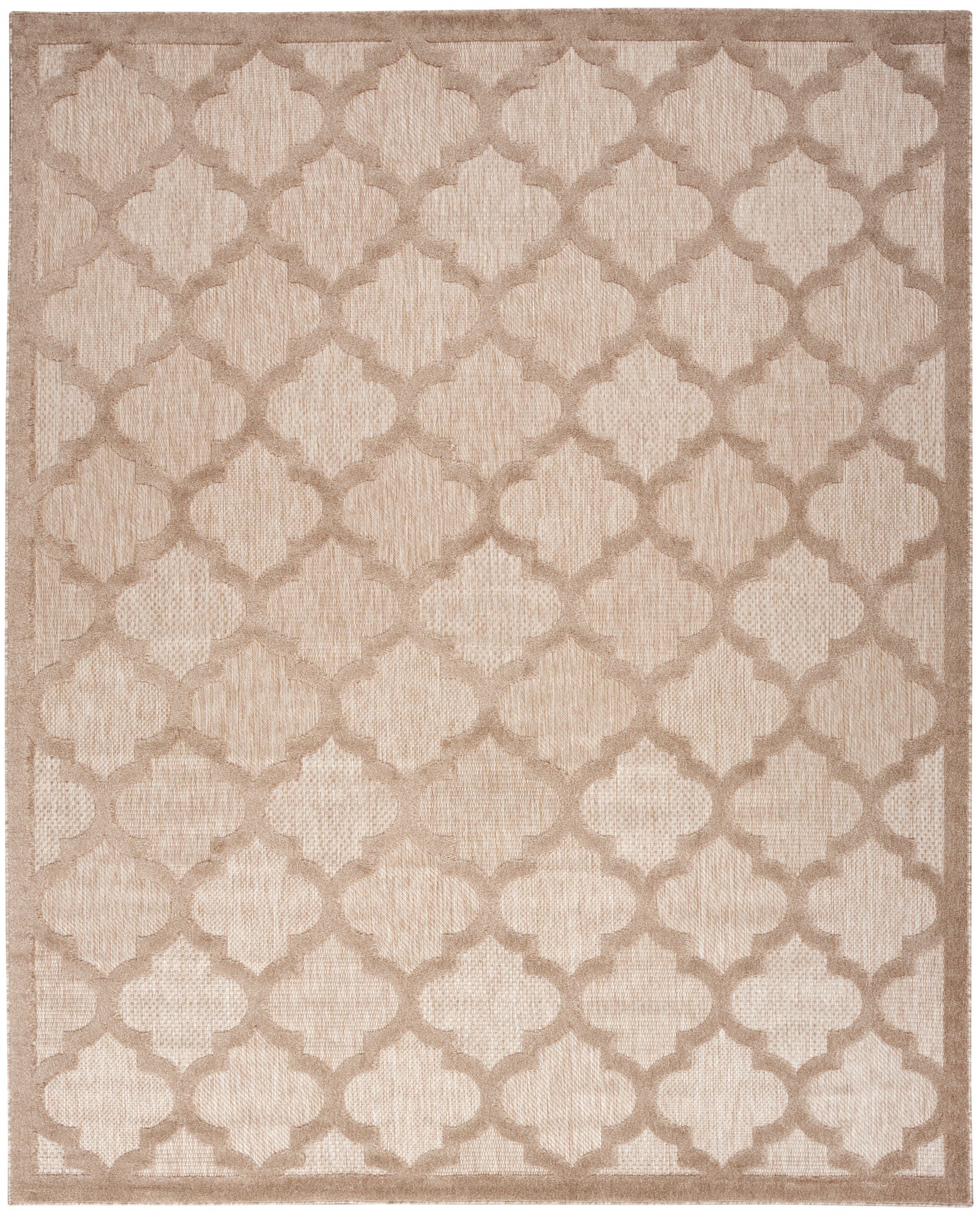 Nourison Easy Care 9' x 12' Natural Beige Modern Rug