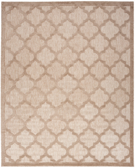 Nourison Easy Care 9' x 12' Natural Beige Modern Rug