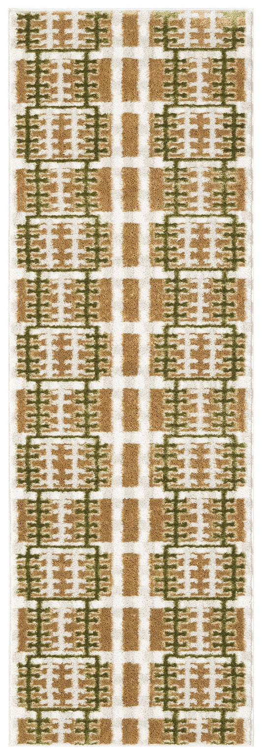 Nourison Nordic 2' x 6' Multicolor Modern Indoor Rug