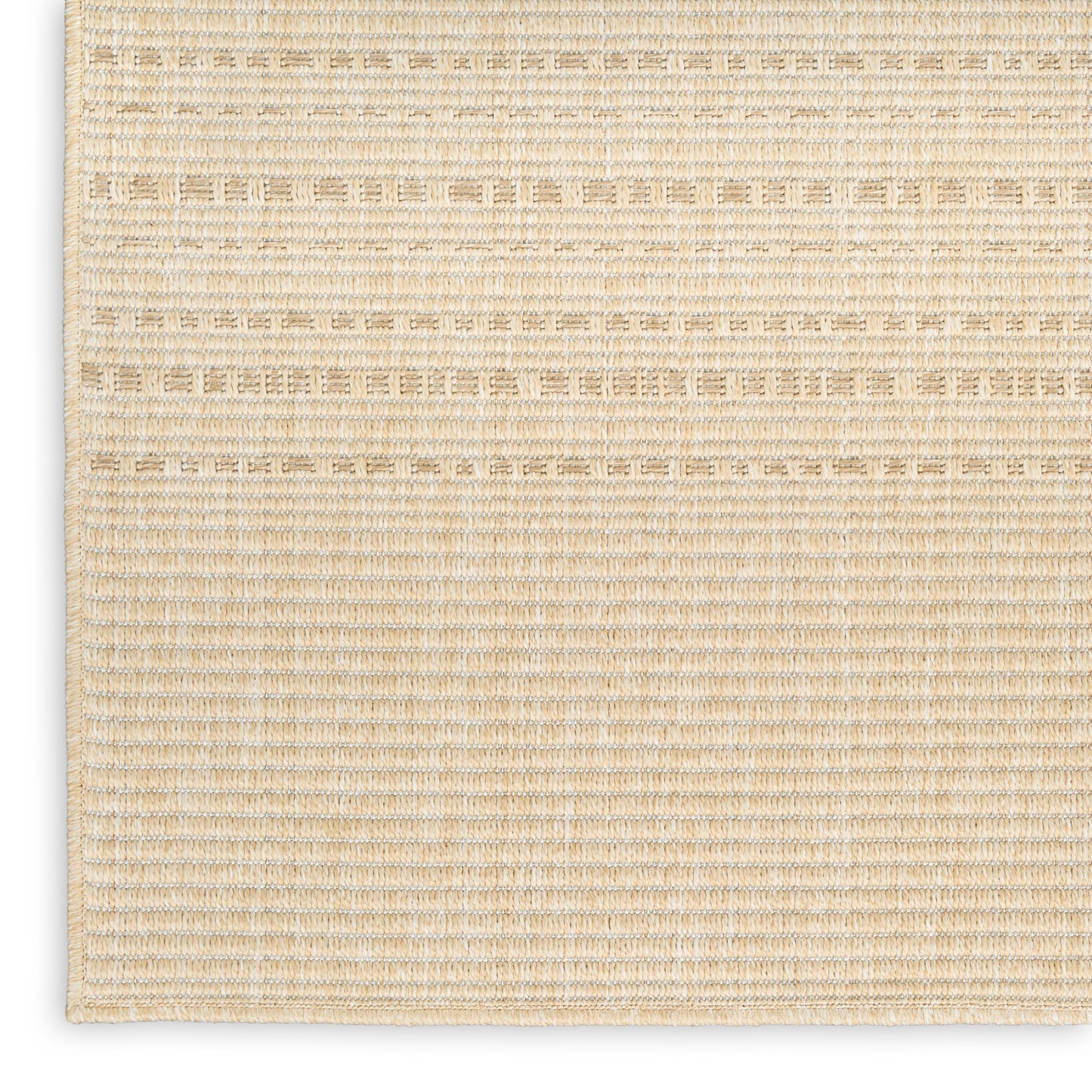 Nourison Tulum 4' x 6' Cream Outdoor Rug