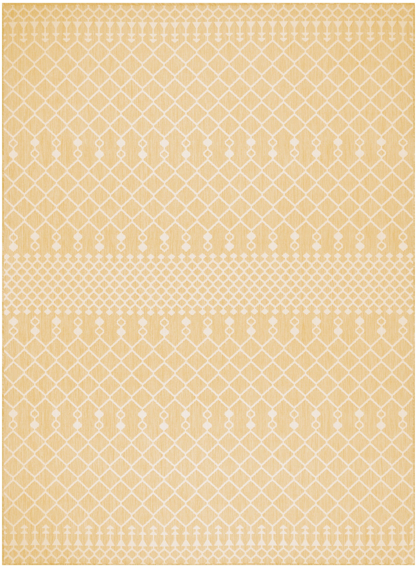 Nourison Positano 10' x 14' Yellow Modern Rug