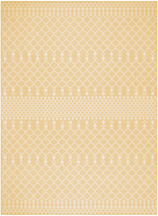 Nourison Positano 10' x 14' Yellow Modern Rug