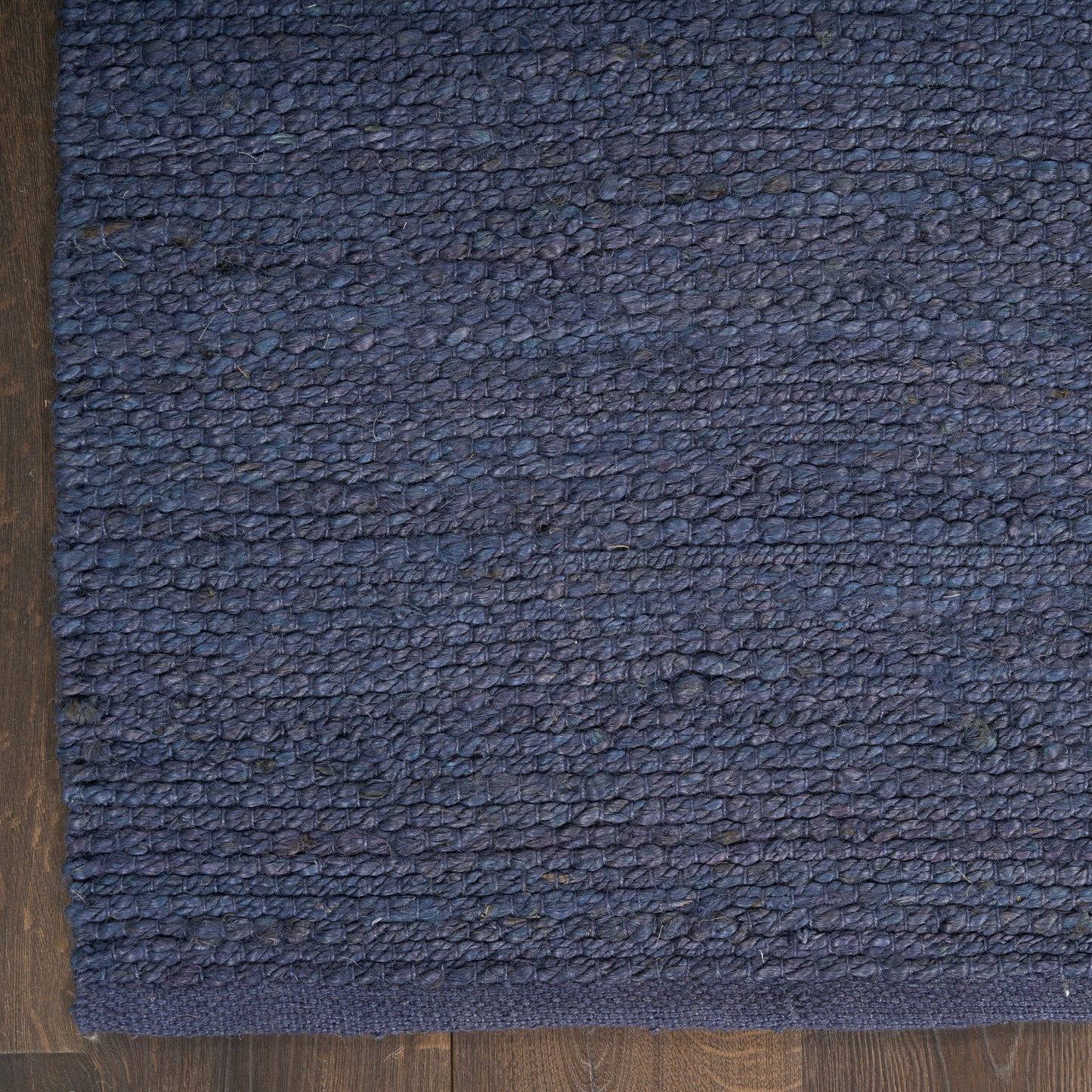 Nourison Natural Jute 10' x 14' Navy Farmhouse Indoor Rug