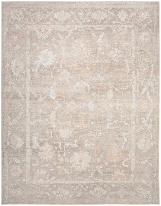 Nourison Vintage Washables 9' x 12' Grey Vintage Indoor Rug