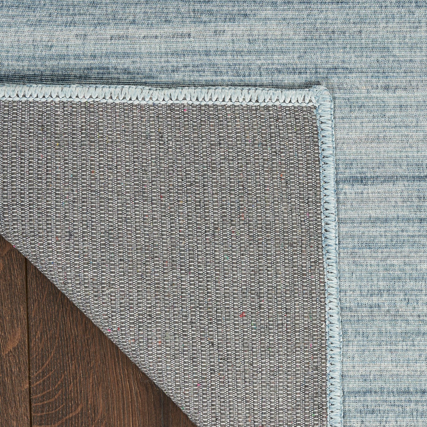 Nourison Washable Essentials 9'2" x 12' Aqua Modern Indoor Rug