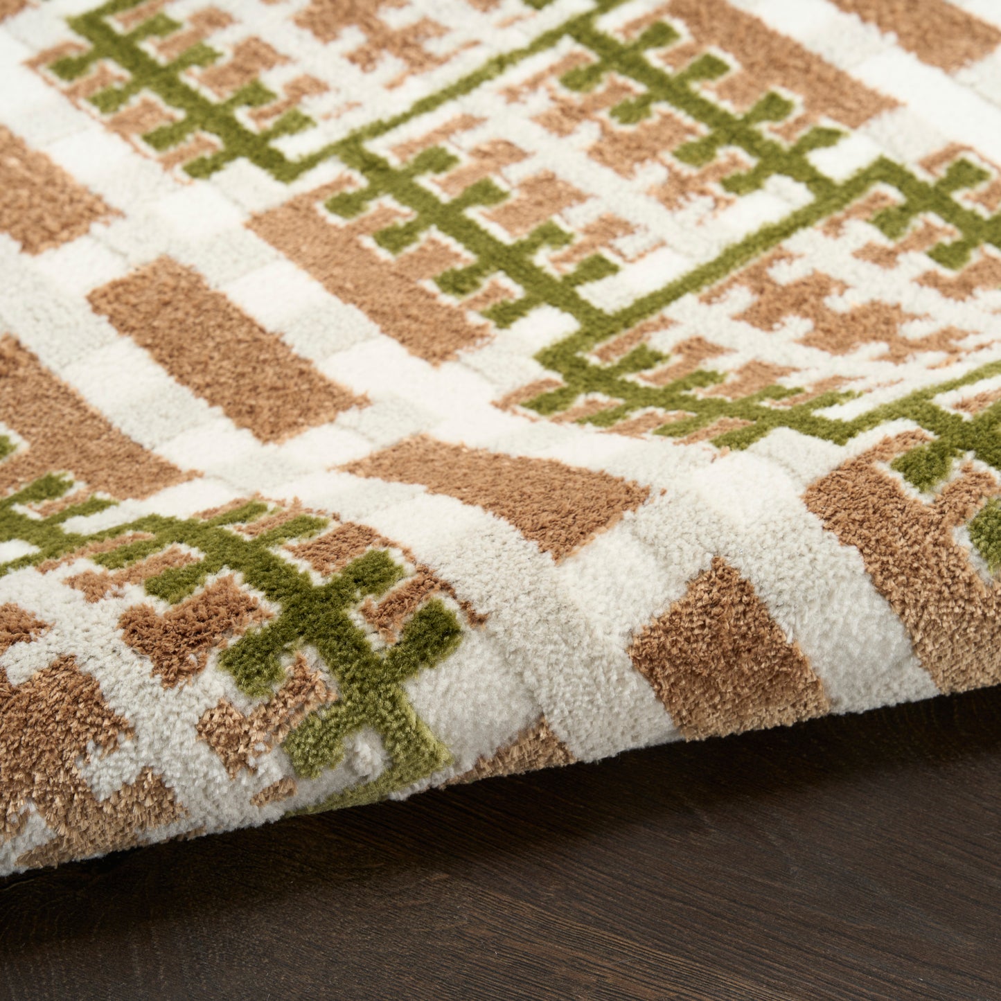 Nourison Nordic 4' x 6' Multicolor Modern Indoor Rug