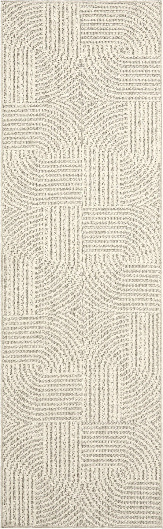 Nourison Natural Texture 2'3" x 7'6" Beige Ivory Modern Indoor Rug