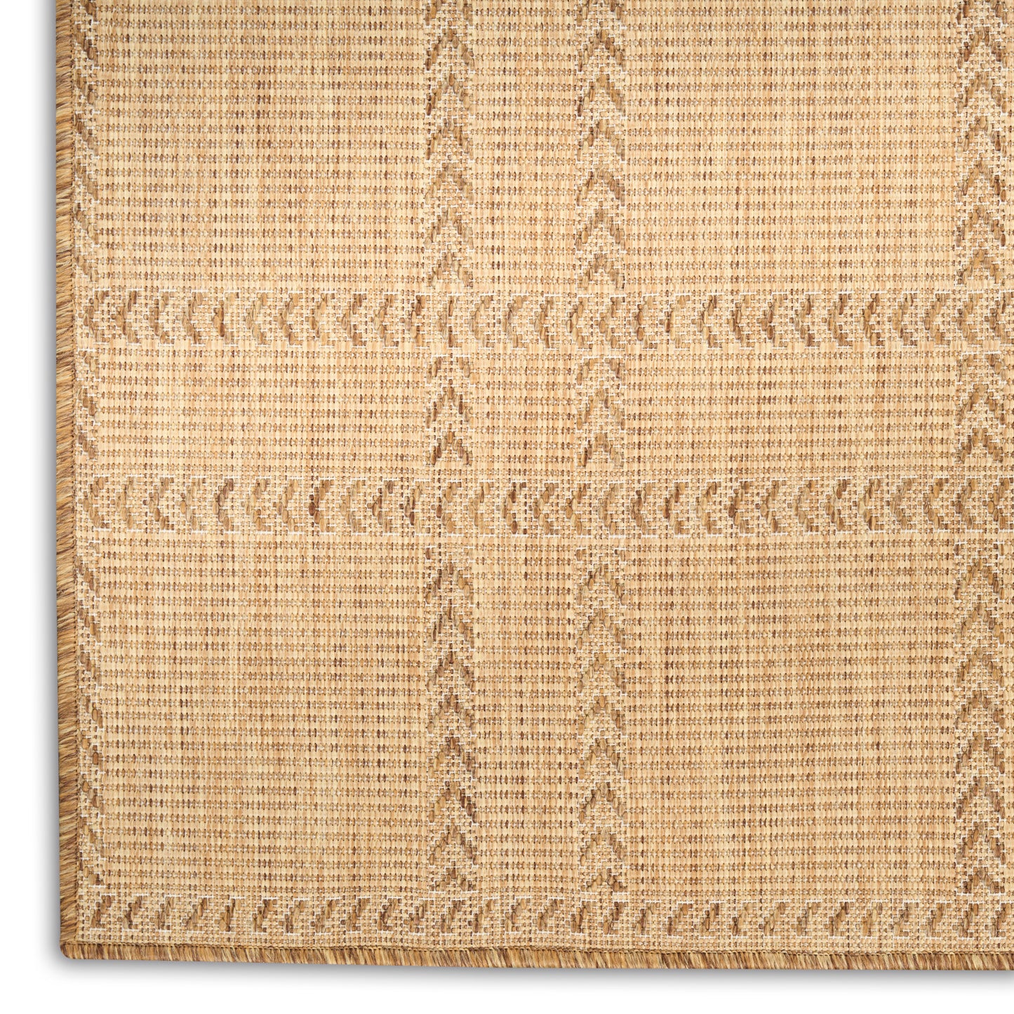 Nourison Horizon Indoor/Outdoor 4' x 6' Natural Modern Rug