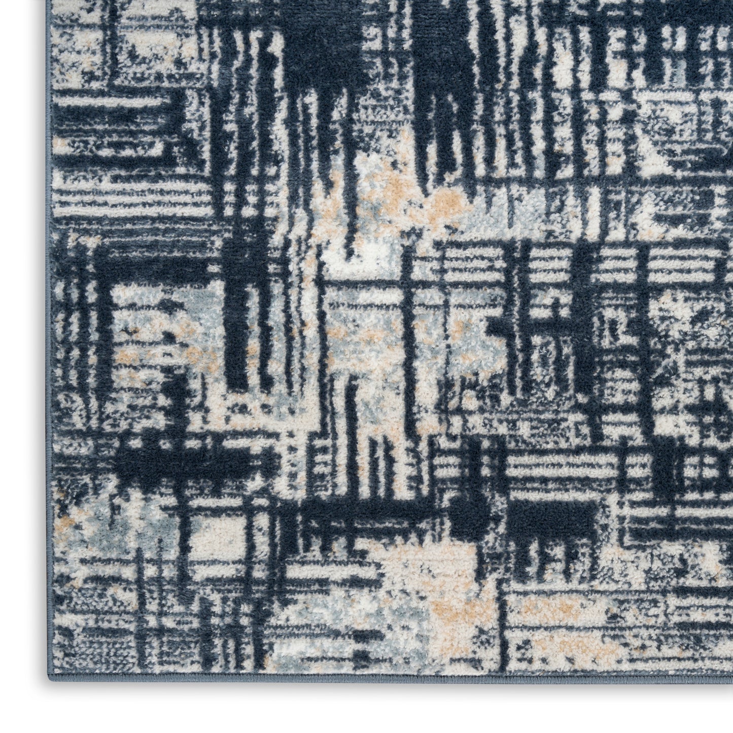 Nourison Dekor 4' x 6' Slate Modern Indoor Rug