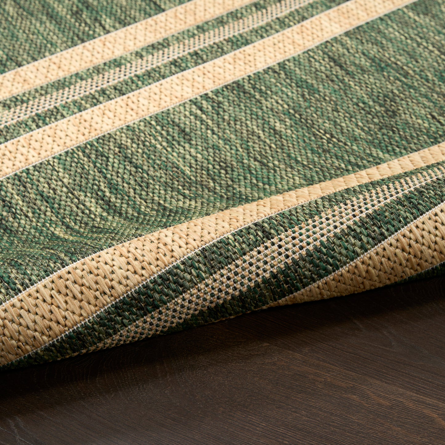 Nourison Horizon Indoor/Outdoor 6' x 9' Green Modern Rug