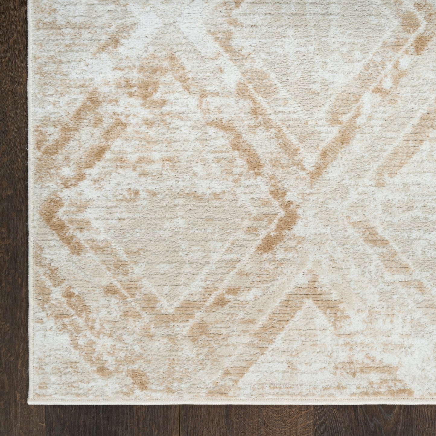 Nourison Dekor 5'3" x 7' Ivory Beige Modern Indoor Rug