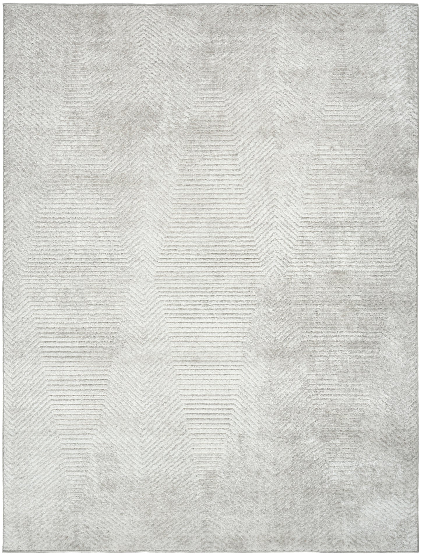 Nourison Dekor 5'3" x 7' Grey Vintage Indoor Rug