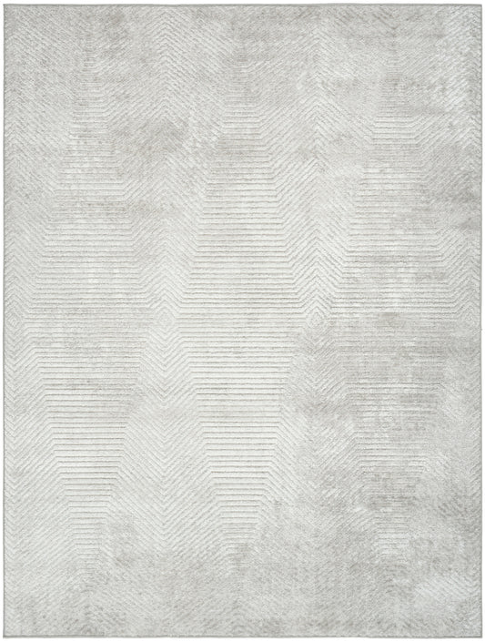 Nourison Dekor 5'3" x 7' Grey Vintage Indoor Rug