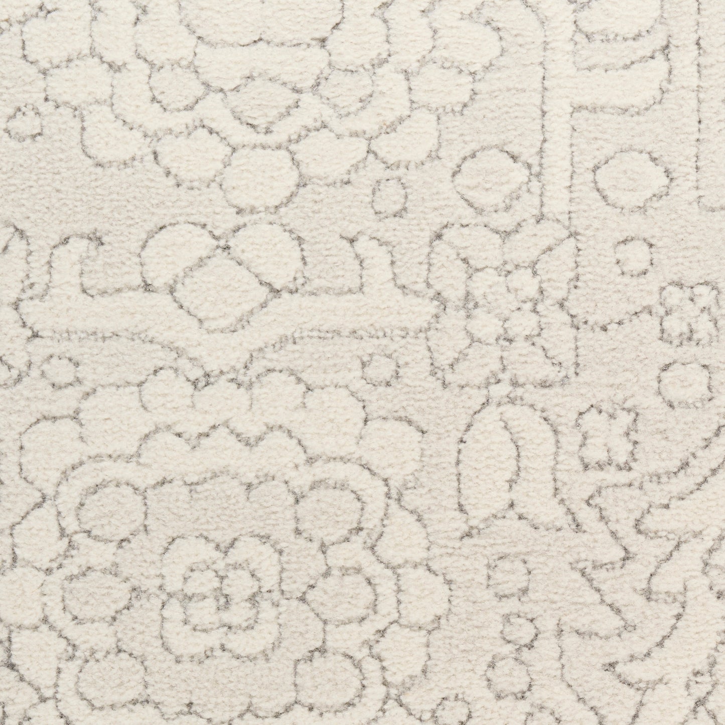 Nourison Grace 7'10" x 9'10" Ivory Light Grey Vintage Indoor Rug