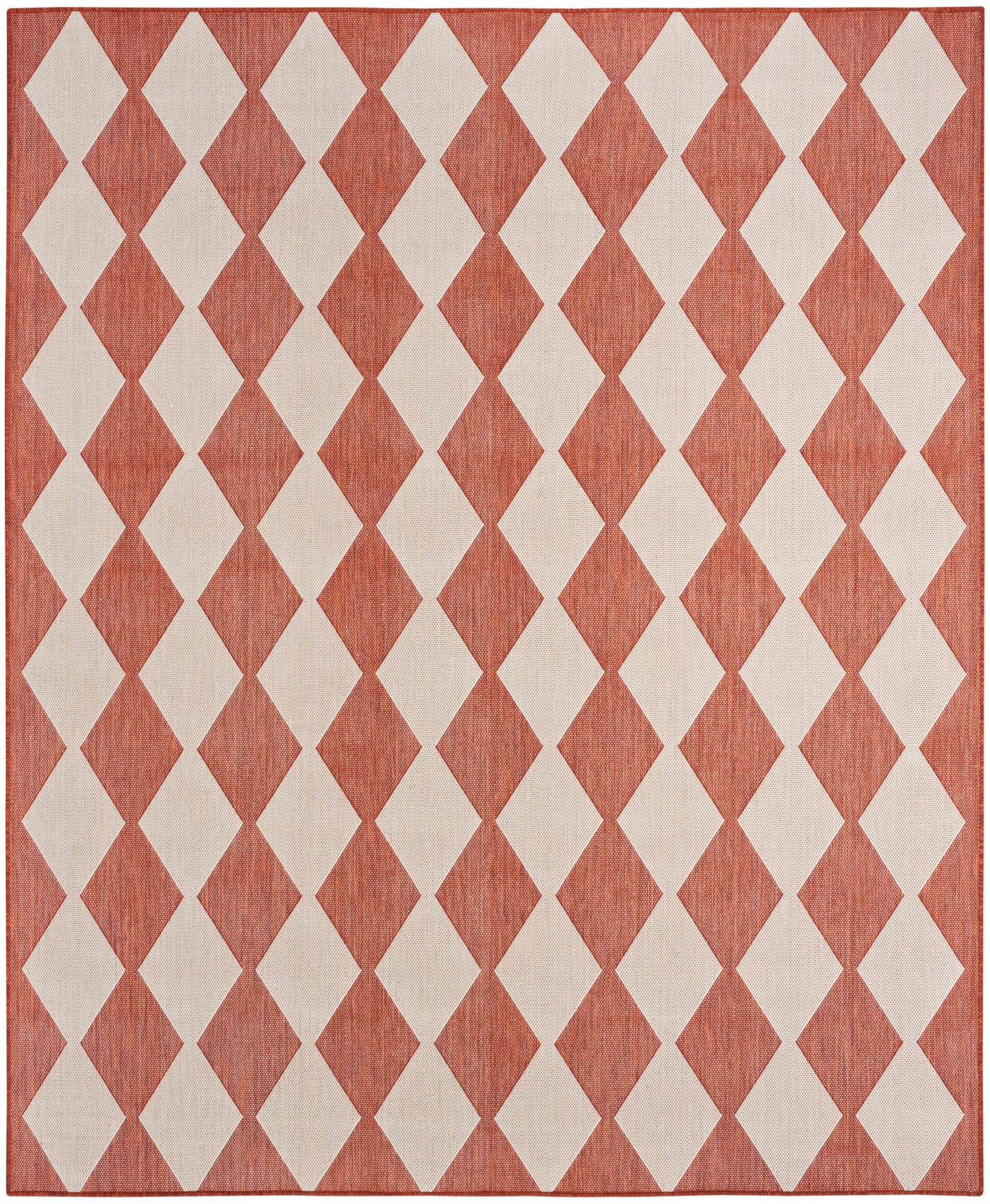 Nourison Positano 10' x 14' Terracotta Modern Rug